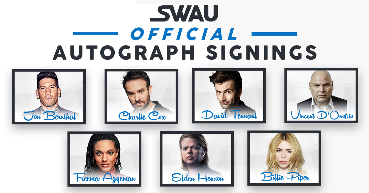 Jon Bernthal, Charlie Cox, David Tennant, and More to Sign for SWAU!