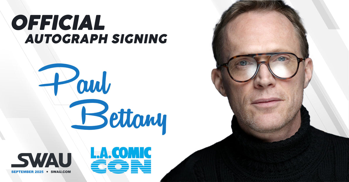 Paul Bettany to Sign for SWAU!