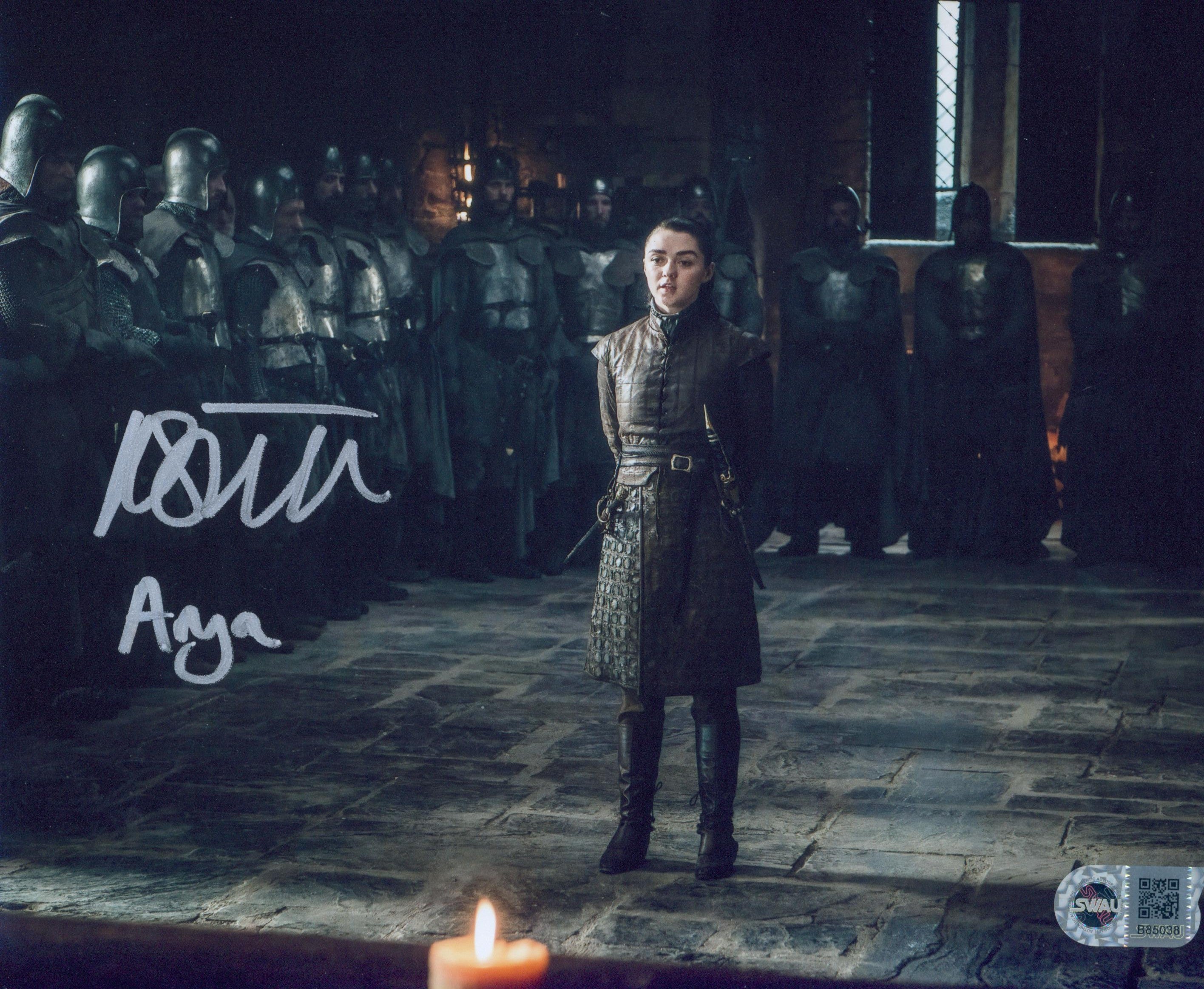 Maisie Williams Signed 8x10 Photo - SWAU Authenticated - SWAU
