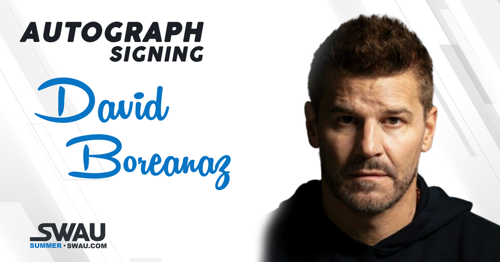 David Boreanaz Signs for SWAU!