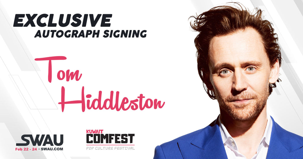 Tom Hiddleston Signs With SWAU!