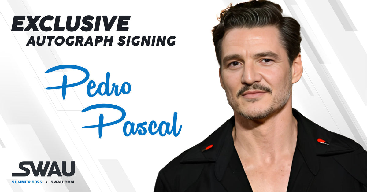Presenting an Exclusive Autograph Signing with Pedro Pascal!