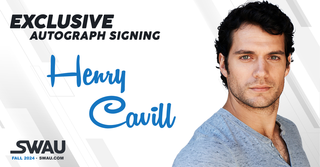 Presenting an Exclusive Autograph Signing with Henry Cavill!