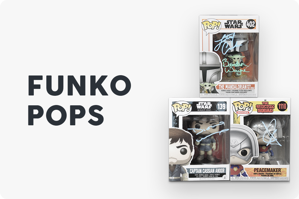 Authentic Autographed Funko Pops