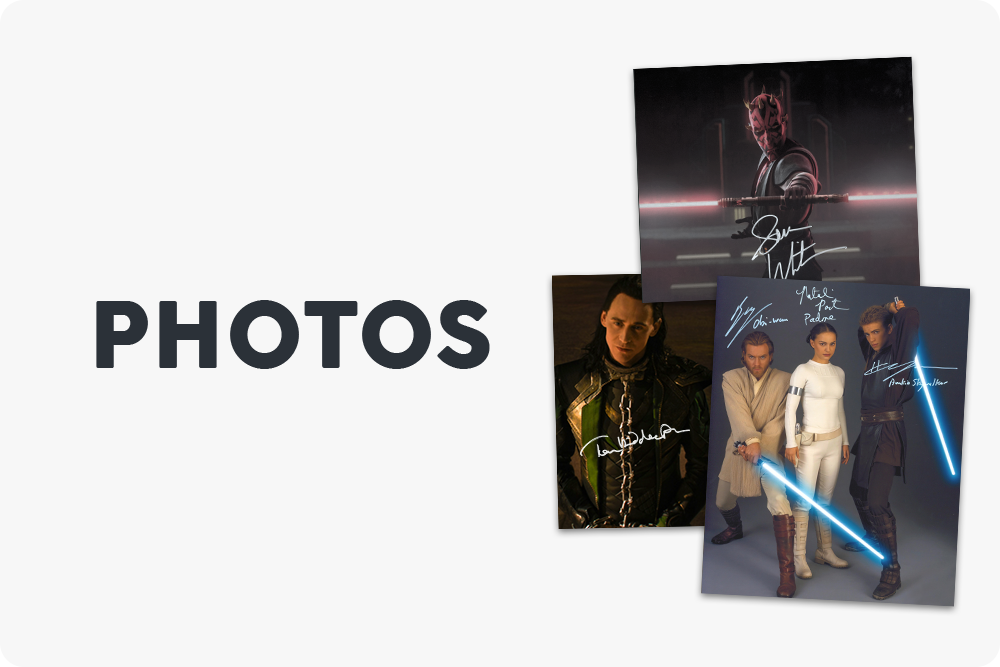 Signed Celebrity Photos