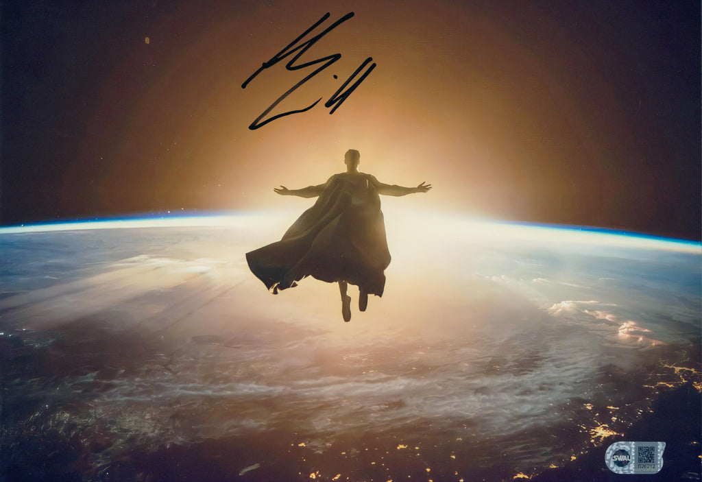 Henry Cavill Signed 11x14 Photo - SWAU Authenticated - SWAU