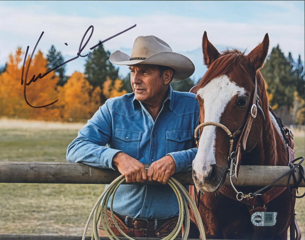 Kevin Costner Signed 11x14 Photo - SWAU Authenticated - SWAU