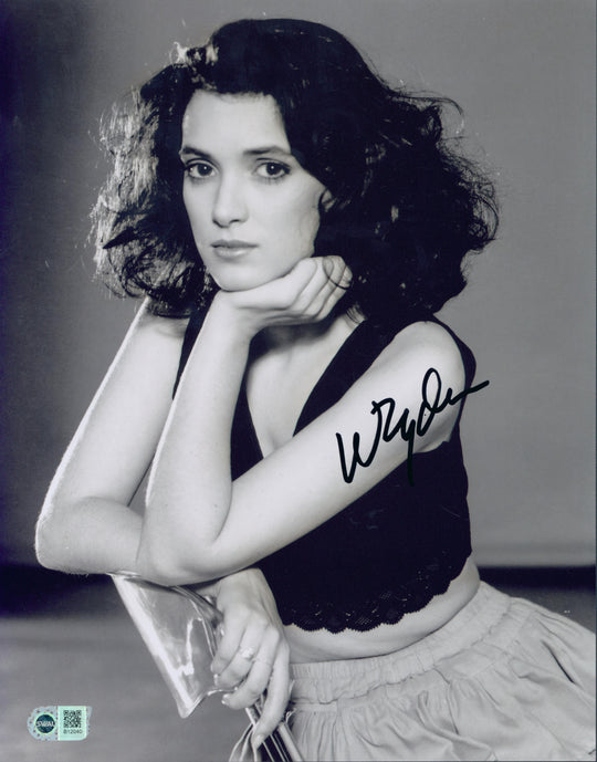 Winona Ryder Signed 11x14 Photo - SWAU Authenticated