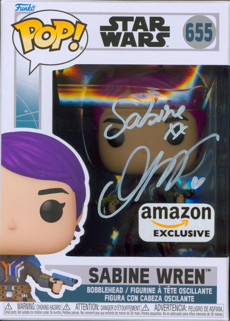 Natasha Liu Bordizzo Signed Funko POP! - SWAU Authenticated