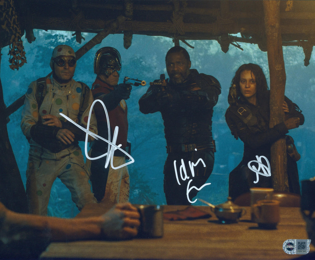 Idris Elba, Daniela Melchior & John Cena Signed 11x14 Photo - SWAU Authenticated - SWAU
