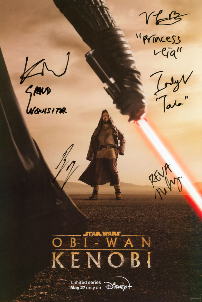 Obi-Wan Kenobi Cast Signed 13x19 Photo - SWAU Authenticated