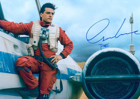 Oscar Isaac Signed 16x20 Photo - SWAU Authenticated