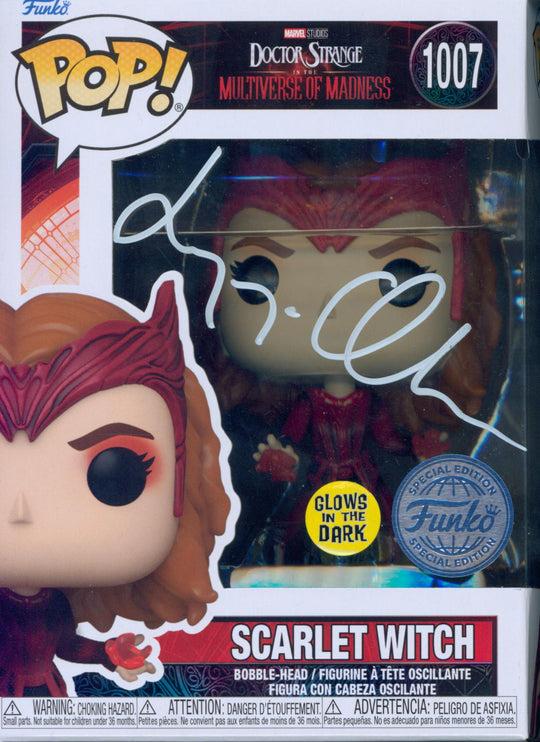 Elizabeth Olsen Signed Funko POP! - SWAU Authenticated