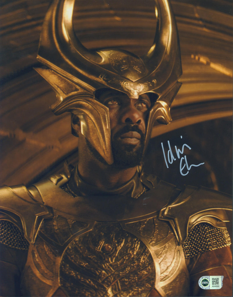 Idris Elba Signed 11x14 Photo - SWAU Authenticated - SWAU