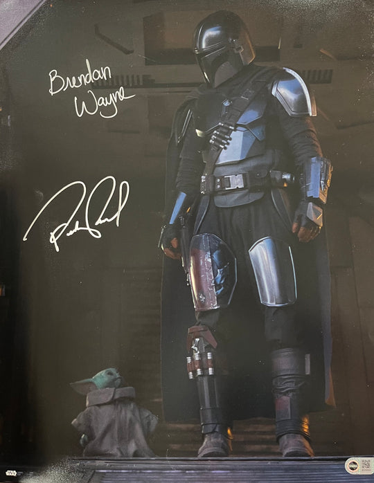 Pedro Pascal & Brendan Wayne Signed 16x20 Photo - SWAU Authenticated