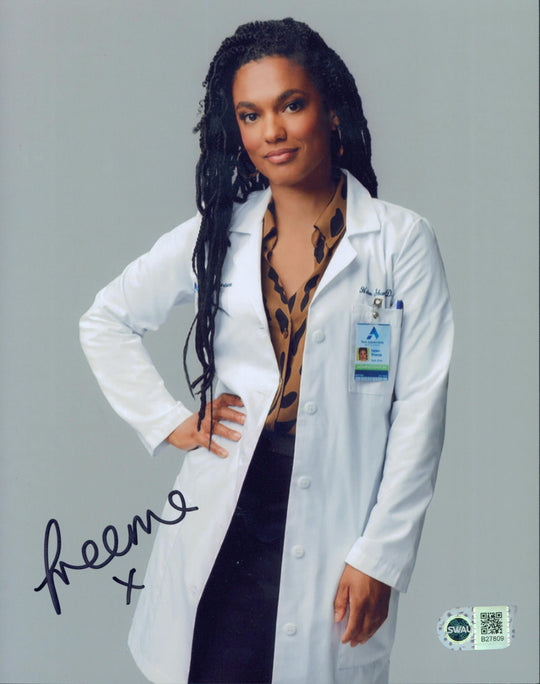 Freema Agyeman Signed 8x10 Photo - SWAU Authenticated
